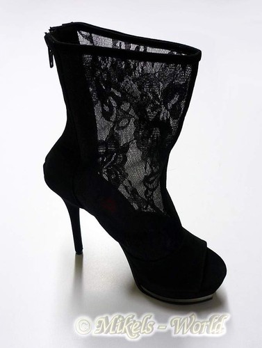 Talons hauts zip stiefel - -, zip-stiefel