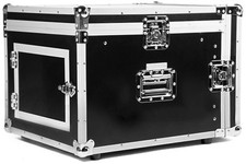 DJ Régie Flight Case 19" pour 12U mixette mixeur et 8U rack pour amplificateur