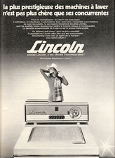 Publicité ancienne machine à