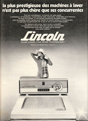 Publicité ancienne machine - , à