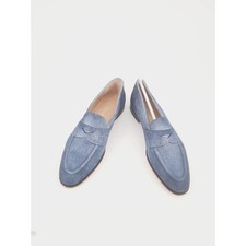 Sandales bleues marines à mini talons plats  SANTONI T. 37,5