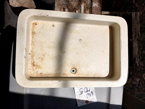 White plastic sink for - white,