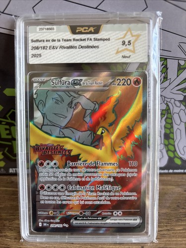 Carte pokémon sulfura de - sulfura, ex