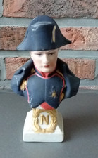 petit buste de napoléon en porcelaine vintage
