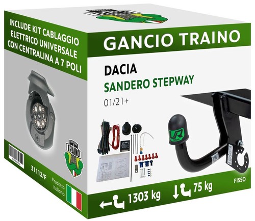 Attelage fixe pour dacia - pour,
