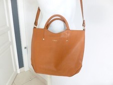 ELEGANT SAC GRAND CABAS FURLA  CUIR CAMEL ETAT NEUF