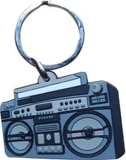 Porte cles Ghettoblaster Boom Box porte clés en pvc  80's Ghettoblaster keychain