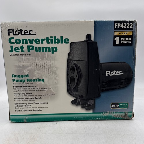 Flotec fp4222 gpm 3 4 - gpm, hp