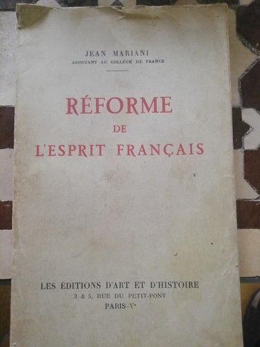 Jean mariani 1942 - jean, réforme