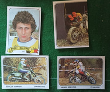 4 vignettes de l'Album Panini MOTO Sport n°196 210 205 201