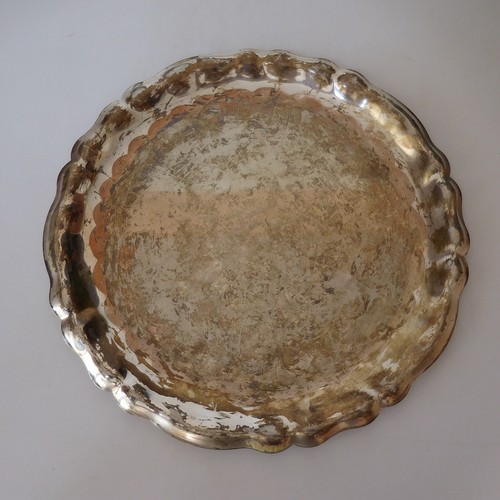 N9339 round silver - round, metal