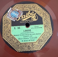 NINON VALLIN  madame butterfly - louise  / PATHE  X 36