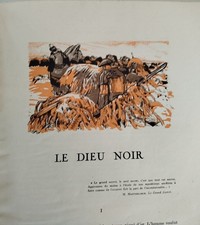 Mathurin Meheut Bretagne illustrations couleurs Goémon Chapelle Penmarch..1929