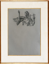 ALBERT DECARIS (1901-1988) ANCIENNE GRAVURE AU BURIN MYTHOLOGIE (27)