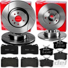 BREMBO Disques + Revêtements Avant + Arrière Convient pour Renault Megane 3 Rs