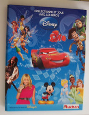 Album-Collectionne et joue avec les Héros Disney- Complet 185 Cartes Auchan 2010
