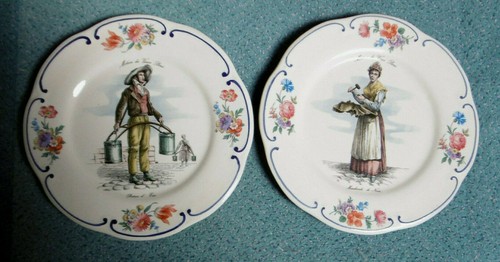 Assiettes metiers vieux - 2, du