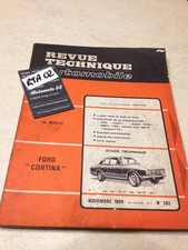 Revue Technique Automobile 283 Ford Cortina 1300 1500 1600 E GT éd. 69