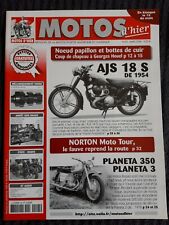 (306MA) Motos d'hier N° 95 : AJS 18 S, NORTON, PLANETA 350, PLANETA 3...