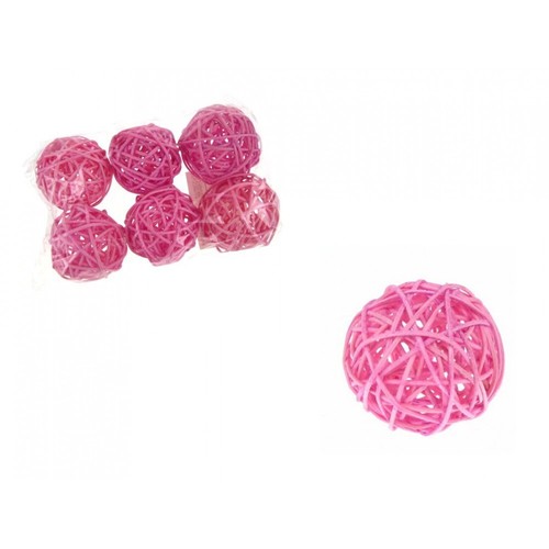 Boules rotin osier - 6,