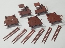 jouef pieces detachées HO: lot de 5 passerelles d'extrémité trémie minéralier