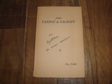 ANDRE PASDOC DE SALKOFF AU RYTME DE MON COEUR ED FEU FOLLET 1949 EX N° 5  