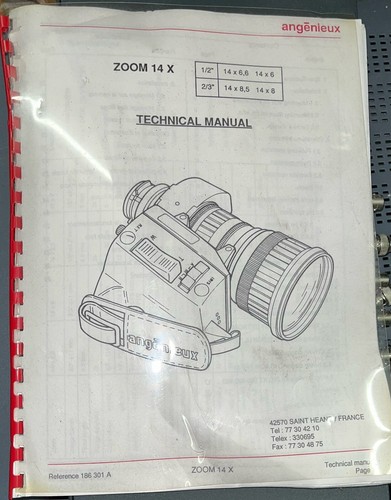 Lens broadcast zoom - broadcast,