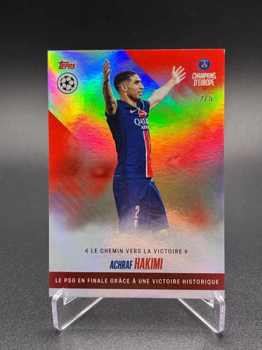 Achraf hakimi red topps - achraf,