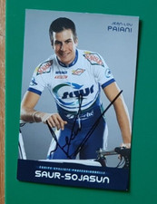 CYCLISME carte cycliste JEAN LOUIS PIANI équipe SAUR  SOJASUN 2010 Signée