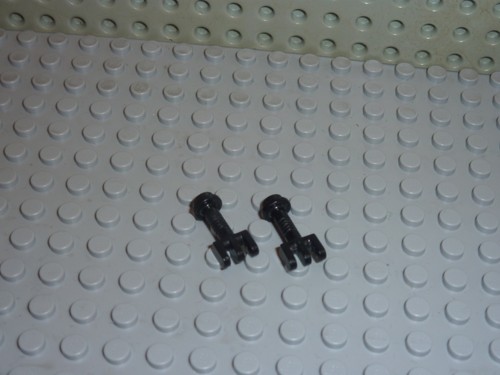 Lego black hinge bars - bars, 2433