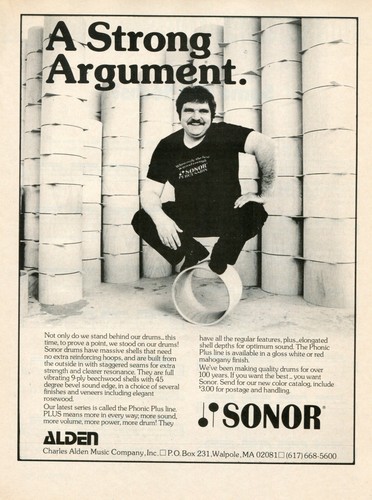 1983 print sonor phonic - 1983,