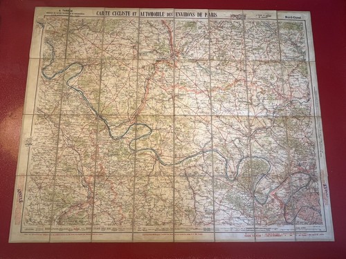 Carte taride toilee - -, environs