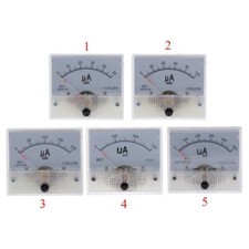 Testeur d'affichage de micro-ampèremètre 85C1-uA Panneau de courant analogique