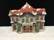 Porcelain christmas village - porcelain,