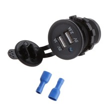 Étanche Double USB Voiture Adaptateur Chargeur Prise Prise Moto