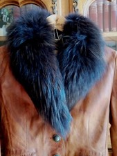 Veste Cuir Fourrure Renard Femme