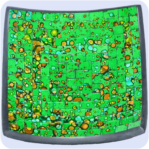 Bol mosaïque plat - bol, de