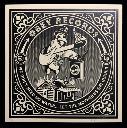 Shepard fairey dance floor - fairey,