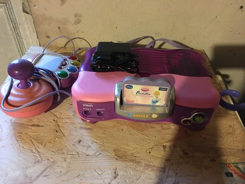 Console vsmile rose - rose, jeux