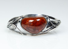 Bracelet Vintage En Argent 925 - Ambre Naturel