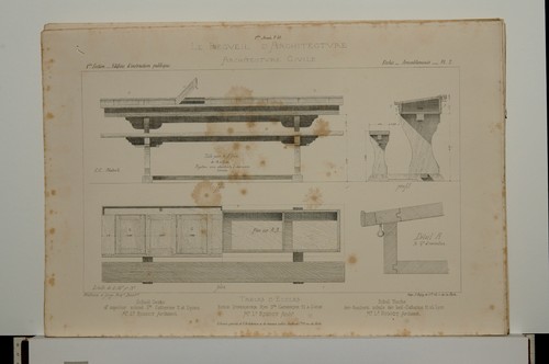 Gravure originale tables