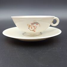 LIMOGES VIGNAUD TASSE THÉ PORCELAINE Mod. RULHMANN par J. LUCE Art Déco