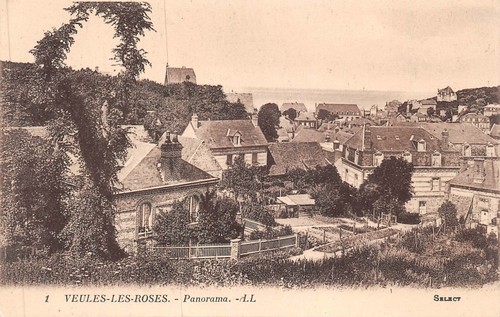 Cpa veules les roses - cpa-,