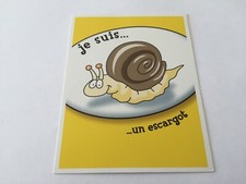 Carte je suis un escargot