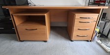meuble de bureau  professionnel bois massif  L 160  l  80  H de travail 74. 