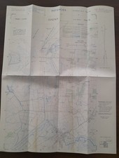 Carte para US  WW2 1944 Isigny defences fac similé repro