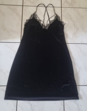 nuisette velours noire undiz