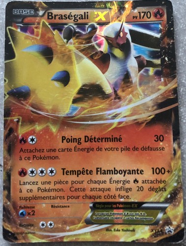 Carte pokémon braségali - carte,