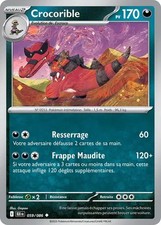Carte Pokémon Crocorible 59/86  EV10.5 BLK Foudre Noire FR NEUVE