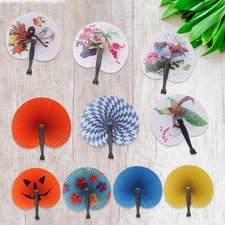 Éventails à main pliables de voyage, 10 pièces, décor pour spectacle sur
